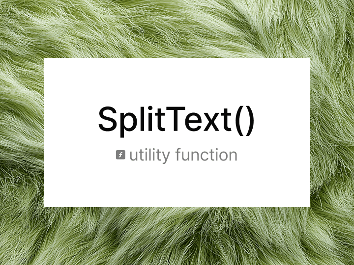 DD1: GSAP SplitText Function